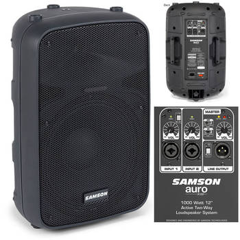Samson Auro X12D Loudspeaker Speaker System Instruments