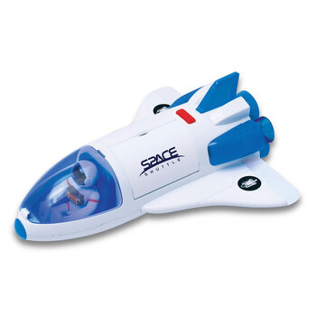 Astro Ventures Space Shuttle w/ Wheels Toy Kids 3y+ White