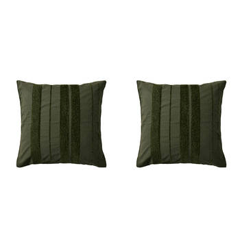 2PK Bianca Avery  European Soft Pillowcase 65x65cm Forest Green