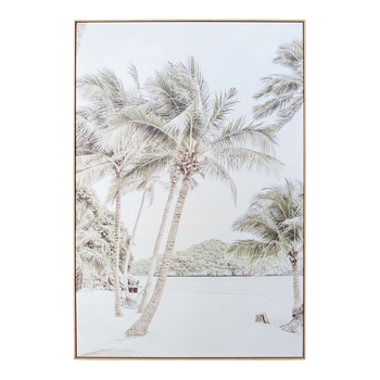 LVD Framed Canvas/Pine 80x120cm Relaxing Wall Hanging Art