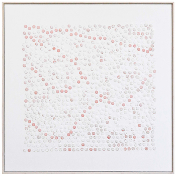 LVD Framed Canvas Home/Room Decor 90x90cm - Whisper Rust