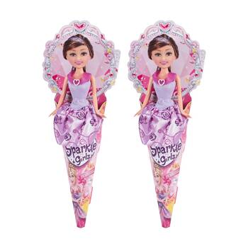 2PK Zuru Sparkle Girlz 10.5In Princess Doll Playset Kids/Children - 3y+ Assorted