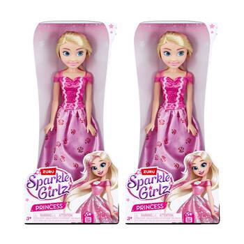 2PK Zuru Sparkle Girlz 18In Princess Doll Playset Kids/Children - 3y+ Assorted