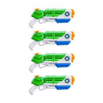4PK Zuru Xshot Water Blaster Typhoon Thunder Gun Kids/Children - 5y+