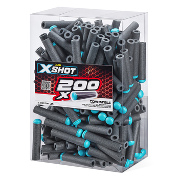 200pc Zuru X-SHOT Foam Dart Refills Replacement 8+