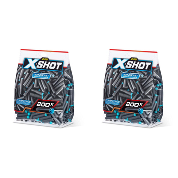 2x 200pc Zuru Xshot Elite Dart Refills Kids Outdoor Toy 8y+