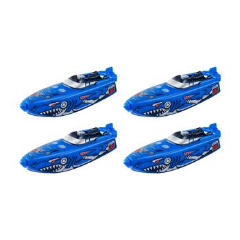 4PK Zuru Robo Boats Action Figure Kids/Children - 3y+ Assorted