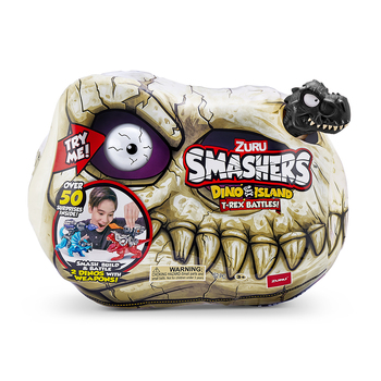Zuru Smashers Dino Island T-Rex Battle Playset Kids Toy 3+