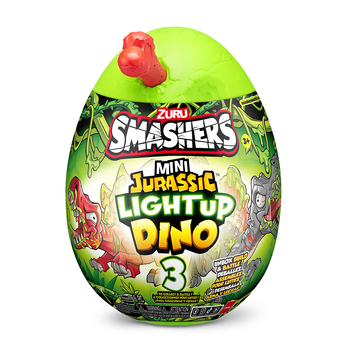 Zuru Smashers Mini Jurassic Light-Up Surprise Egg Kids Toy 5+