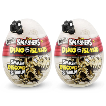 2PK Zuru Smashers Dino Island Egg Assorted Mystery Capsule Kids Toy 3y+
