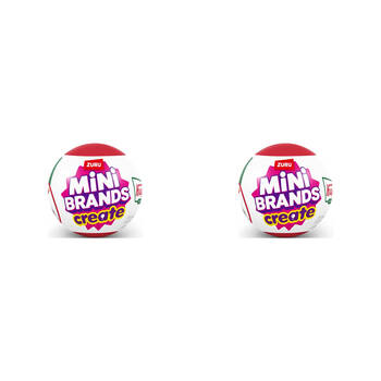 2PK Zuru Mini Brands Create Krispy Kreme Display Pack Miniatures Kids/Children 14y+