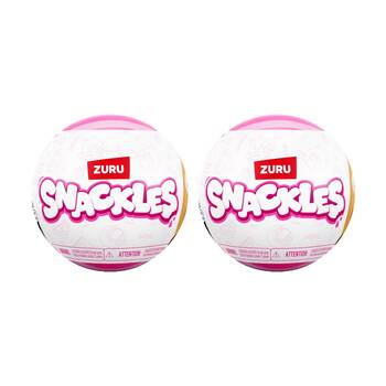 2PK Zuru Snackles Core 5In Capsule Wave 3 Soft Toy Plush Kids - 3y+ Assorted