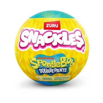 Zuru Snackles 5In Capsule Spongebob Squarepants Soft Toy Kids - 3y+ Assorted