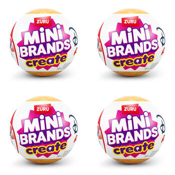 4PK Zuru Mini Brands Create Disney Snacks Series 1 Kids/Children 14y+