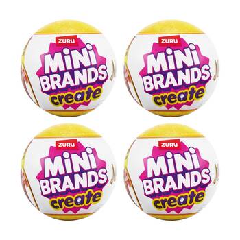 4PK Zuru Mini Brands Masterpieces Series 1 Miniatures Kids/Children - 3y+