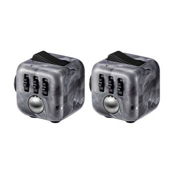 2PK Zuru Original Fidget Cube Marble Action Figure Kids/Children - 3y+ Assorted