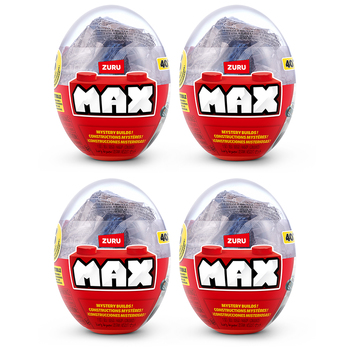 4x 40pc ZURU Max Build Construction Egg Capsule Bricks assorted