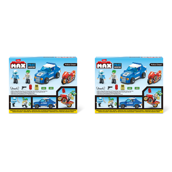 2x 125pc ZURU Max Build City Police Playset Bricks Kids Toy 6y+