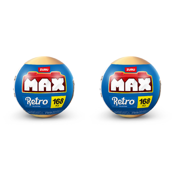 2PK Zuru Max Premium Retro Series Building Toy Assorted 8y+