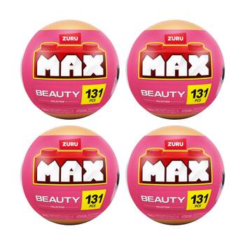4PK Zuru Max Premium Beauty Series 1 Nail Polish Miniatures Kids/Children - 8y+