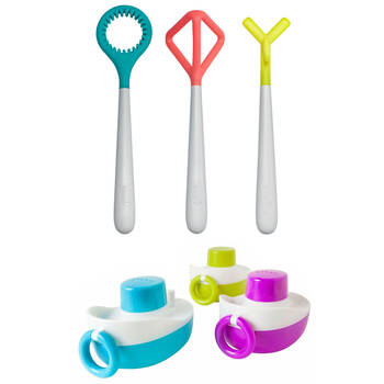 6pc Boon Tones Musical Boats/Blobbles Bath Wands