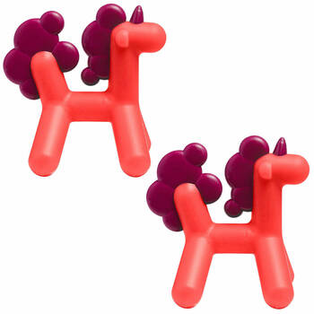 2PK Boon Prance Silicone Teether - Unicorn