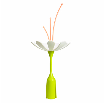 Boon Stem Baby Bottle/Sippy Cup Drying Rack Accessory White Petal