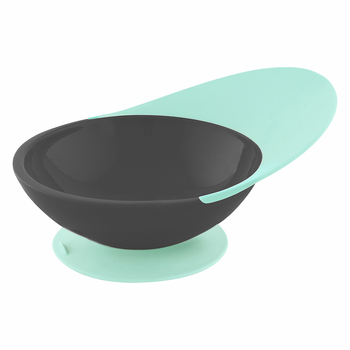 Boon Catch Bowl With Spill Catcher Mint/Charcoal 9m+
