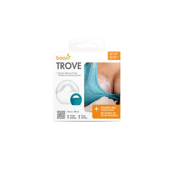 Boon Trove Silicone Manual Breast Pump 88ml 11x11cm - White
