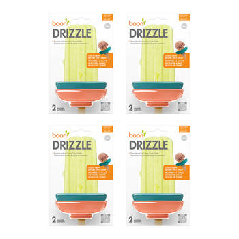 4x 2PK Boon Drizzle Ice Cream/Popsicle Holder w/Travel Case 12 Months+