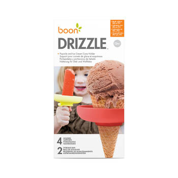 4pc Boon Drizzle Silicone Popsicle & Ice Cream Cone Holder Pack
