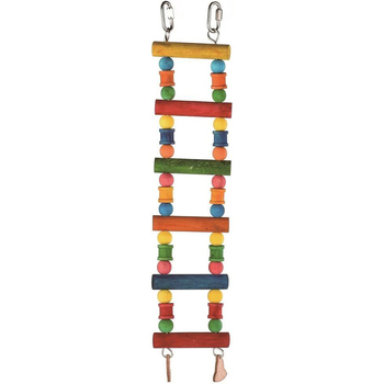 Nature Island Wooden Bird Ladder w/ Beads Pet Cage Toy