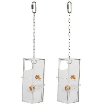 2x Nature Island Bird Plunk Parrot/Bird Pet Exercise Interactive Toy