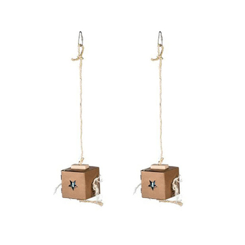 2x Nature Island Trio Shred ‘N’ Find Box Bird Pet Interactive Toy