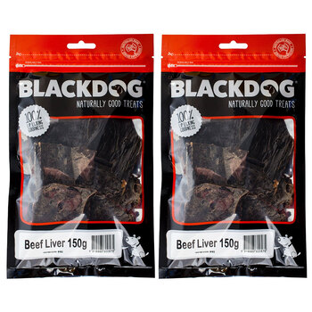 2PK Blackdog Naturally Good Treats Beef Liver 150g