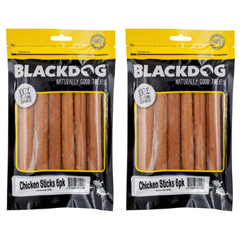 12pc Blackdog Naturally Good Treats Chicken Sticks
