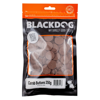 Blackdog Carob Buttons 250g
