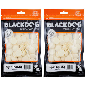 2PK Blackdog Naturally Good Treats Yoghurt Drops 250g