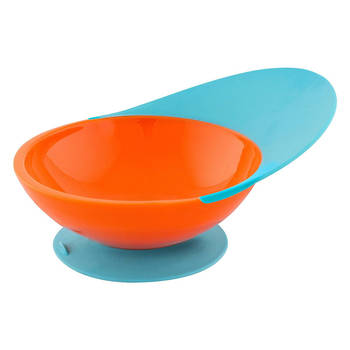 BOON Catch Bowl with Spill Catcher - Blue/Orange