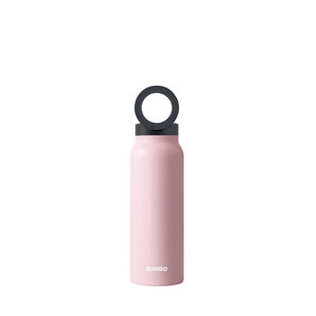 Ringo Insulated Water Drink Bottle w/ Magnetic Phone Mount 950ml Pink