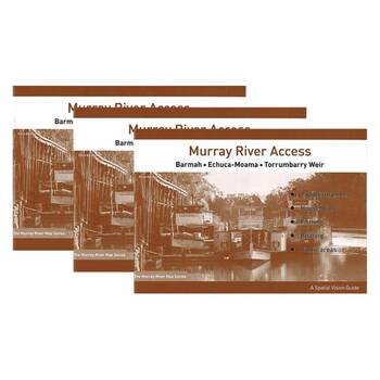 3PK Murray River Access Book #2 Fishing Guide 38-Pages 21x30cm - Brown