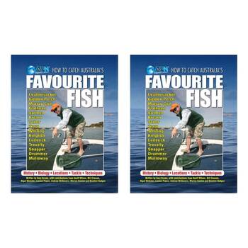 2PK AFN How to Catch Australia's Favourite Fish Fishing Book 32.9x24.3cm