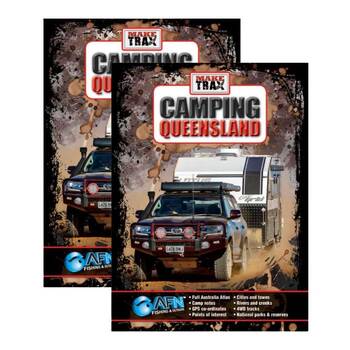 2PK Make Trax Camping Queensland 68-Pages Travel Book 26.5x19.5cm