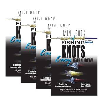 4PK AFN Mini Book of Knots & Rigs Waterproof Spiral 15.5x11.5cm
