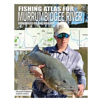 AFN Fishing Atlas for Murrumbidgee River Fishing Book 128-Pages 28.5x22cm