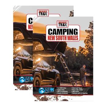 2PK Make Trax Camping New South Wales Camp Guide 72-Pages 26.5x19.5cm