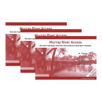 3PK Murray River Access Book #5 Fishing Guide 40-Pages 21x30cm - Red
