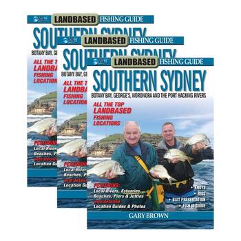 3PK AFN Landbased Guide to Southern Sydney Fishing Guide 80-Pages 21x15cm