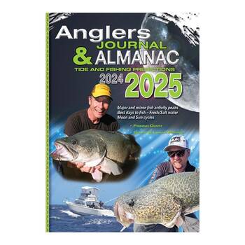 AFN 2025 Anglers Journal & Almanac 64-Pages 26x19cm Paperback