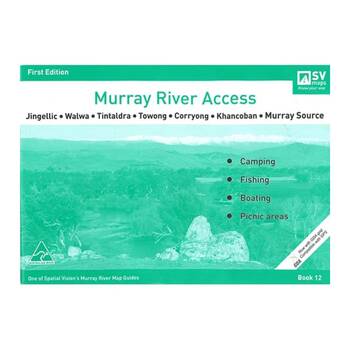 Murray River Access Book #12 Fishing Guide 22-Pages 30x21.5cm - Green